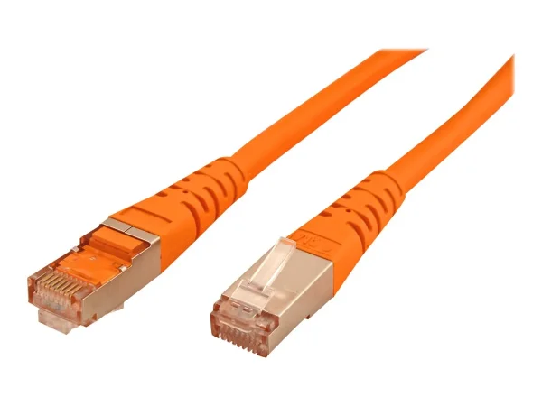 ROLINE Patchkabel Kat.6 PiMF orange 1m
