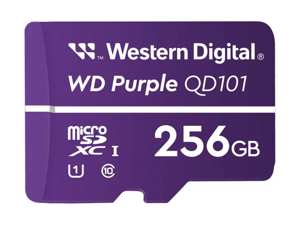 WD Purple 256GB SC QD101 microSD