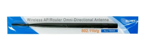 ALLNET Antenne 2,4 GHz 7dBi Omni indoor R-SMA Male