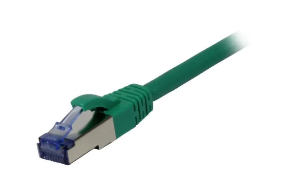 Patchkabel RJ45, CAT6A 500Mhz, 50m, grün, S-STP(S/FTP), AWG26, LSZH, Synergy 21