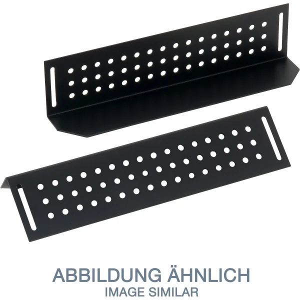 Triton RAB-NL-X03-X1 Schwerlastschienen 680mm, für 900mm Schranktiefe, schwarz