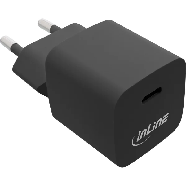 InLine® USB-C GaN Ladegerät, Power Delivery 3.0, PPS, 33 W, schwarz