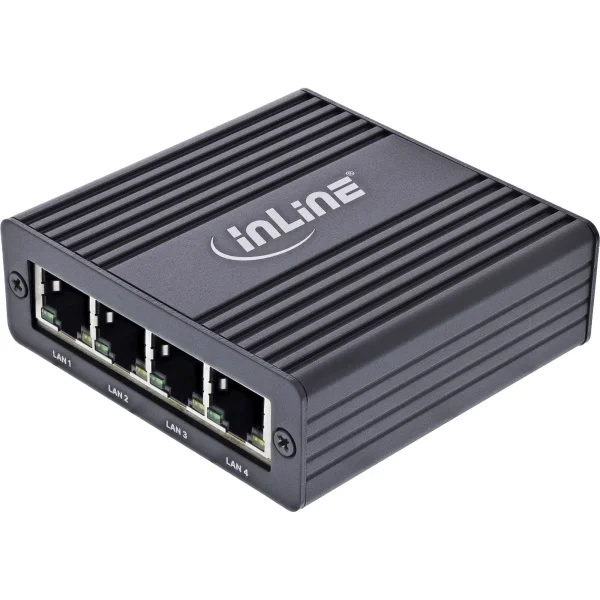 InLine® USB-A 3.2 Gen.1 zu 4x RJ45 Gigabit Ethernet Adapter