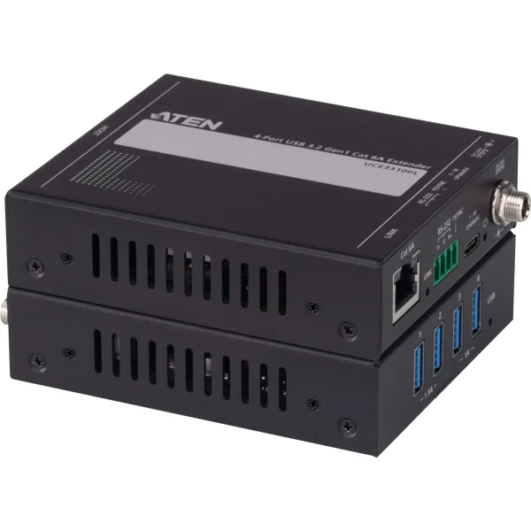 ATEN UCE33100, 4-Port USB 3.2 Gen.1 Cat 6A Extender, bis zu 100m