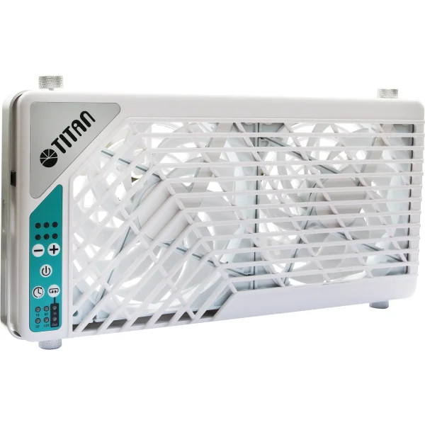 Titan TTC-SC21/V4+ Fenster-Doppellüfter 2x140mm mit Fernbedienung, für Wohnmobil