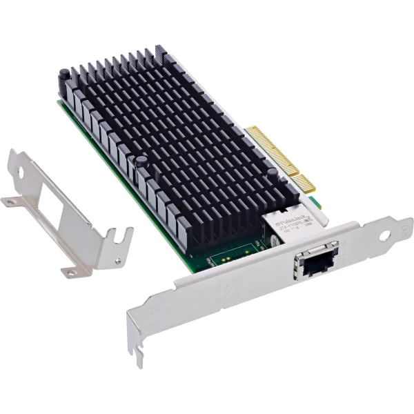 InLine® 10-Gigabit Netzwerkkarte, 1x RJ45 10Gb/s, PCIe x8