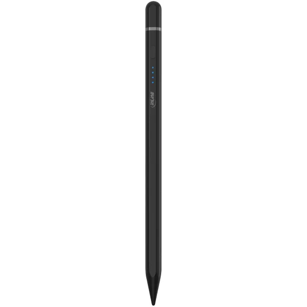InLine® Stylus, Tabletstift für Apple iPads, mit Akku, USB-C, schwarz