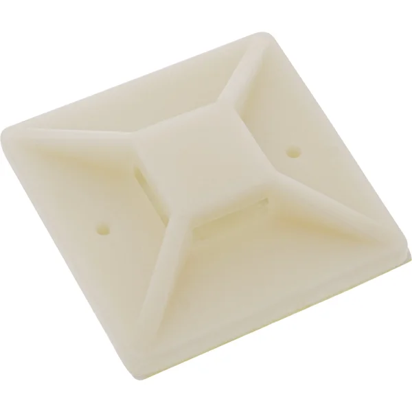 InLine® Befestigungssockel für Kabelbinder, 20x20mm, selbstklebend, 10 Stück