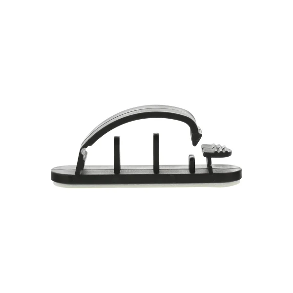 InLine® Kabelmanager, mit Klebesockel, 8,5cm, schwarz,10er Pack