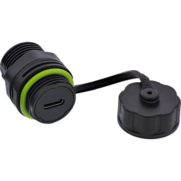 InLine® USB-C-Kabelkupplung, mini, IP68, geschirmt, 2x USB-C Buchse