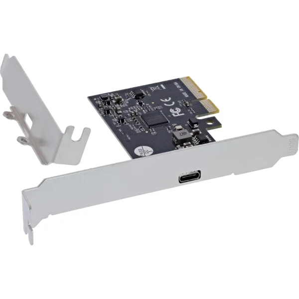 InLine® Schnittstellenkarte, PCIe x4, 1x USB-C Buchse, USB 3.2 Gen.2x2