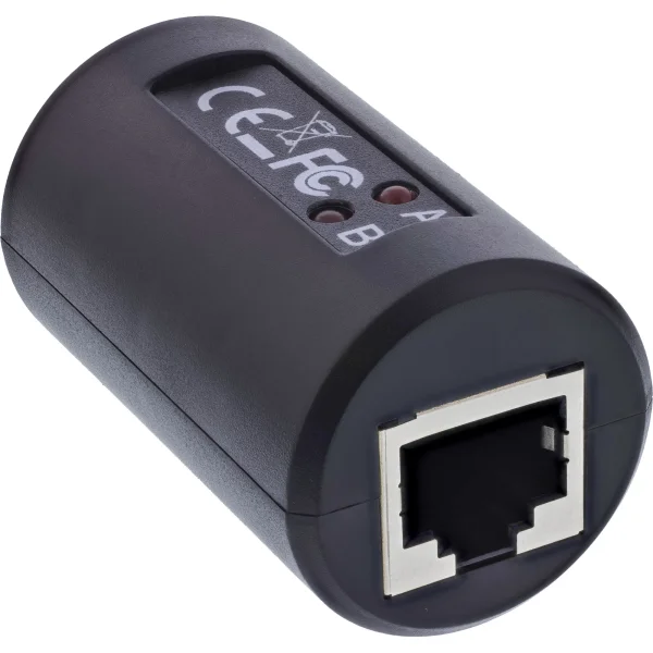 InLine® PoE Tester, Live-Testgerät für PoE/PoE+ nach IEEE 802.3af/at, RJ45