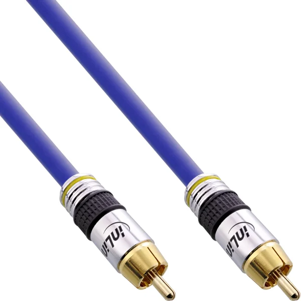 InLine® Cinch Kabel VIDEO & digital AUDIO, PREMIUM, 1x Cinch St / St, 20m