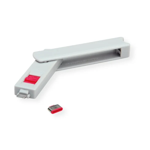 ROLINE USB Typ C Port Blocker, 1x Schloss und 1x Schlüssel