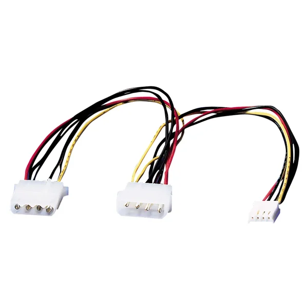 ROLINE Y-Kabel 4 pol. HDD / 4 pol. HDD  + 4 pol. FDD, 0,3 m