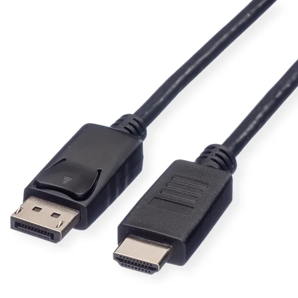 ROLINE DisplayPort Kabel DP - HDTV, ST/ST, schwarz, 2 m