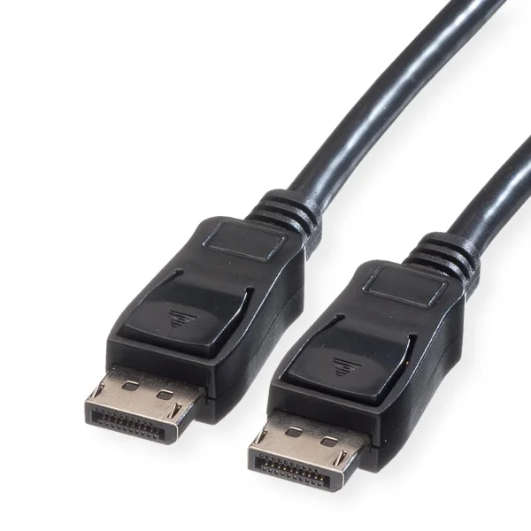 VALUE DisplayPort Kabel, DP ST - ST, schwarz, 7,5 m