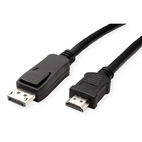 VALUE DisplayPort Kabel DP - HDTV, ST/ST, schwarz, 1 m