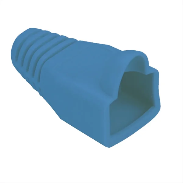 Knickschutztülle blau, für RJ-45, 10 Stck