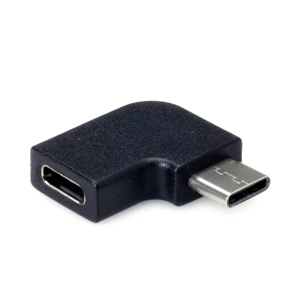 VALUE USB 3.2 Gen 2 Adapter, USB Typ C - C, ST/BU, 90°, schwarz