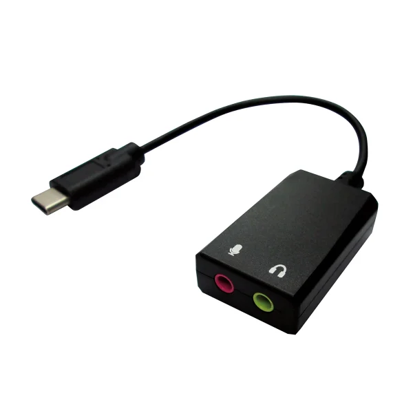VALUE Adapter USB Typ C - 2x 3,5mm Audio, ST/BU, 0,13 m