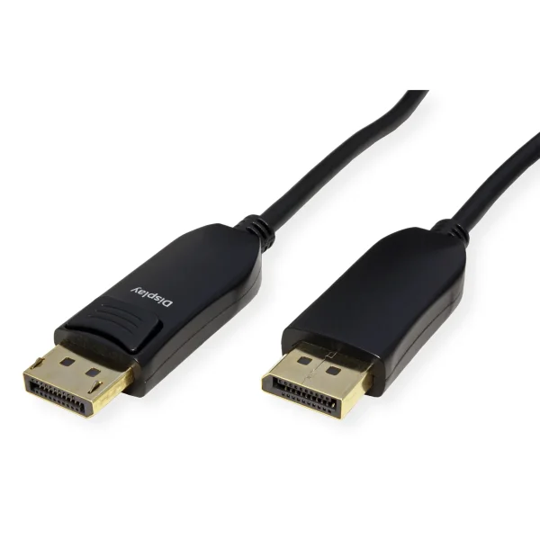 ROLINE DisplayPort v2.1 Kabel (AOC), 10K@60Hz, 54Gbit/s, UHBR13.5, ST/ST, 20 m