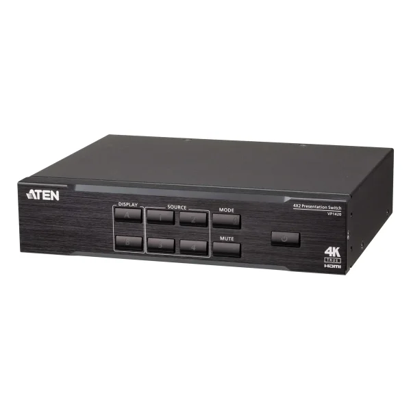 ATEN VP1420 4 x 2 True 4K Präsentation Matrix Switch