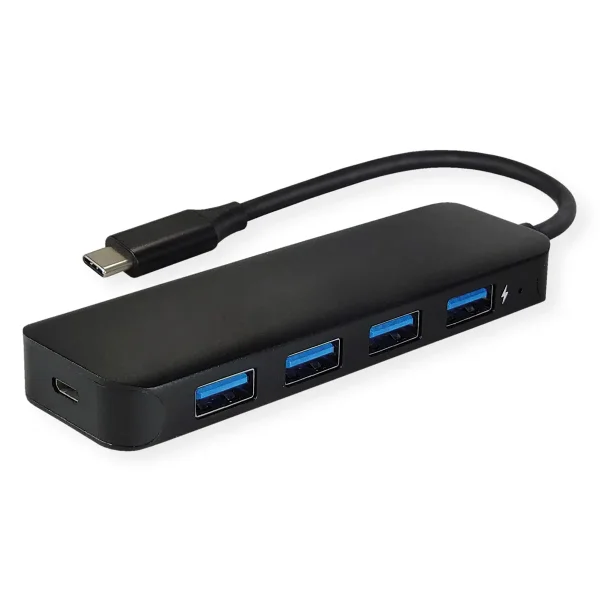 VALUE USB 3.2 Gen 1 Hub, 4fach, Typ C Anschlusskabel