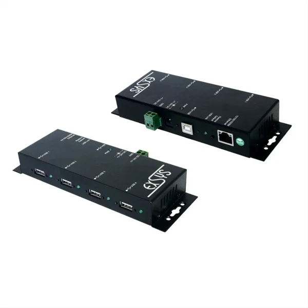 EXSYS EX-6002 Ethernet 1Gigabit zu 4 USB 2.0