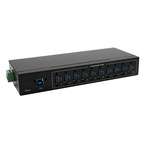 EXSYS EX-11220HMVS 10 Port USB 3.2 Gen 1 Metall HUB VIA VL811+ Chipset