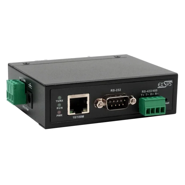 EXSYS EX-61001 Ethernet zu 1 x Seriell RS-232/422/485