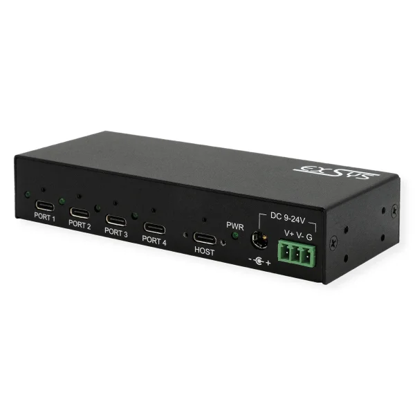 EXSYS EX-12294HMS 4 Port USB 3.2 Metall HUB 4x C