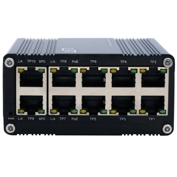 EXSYS EX-62025PoE 10-Port Industrial PoE Switch mini, unmanaged