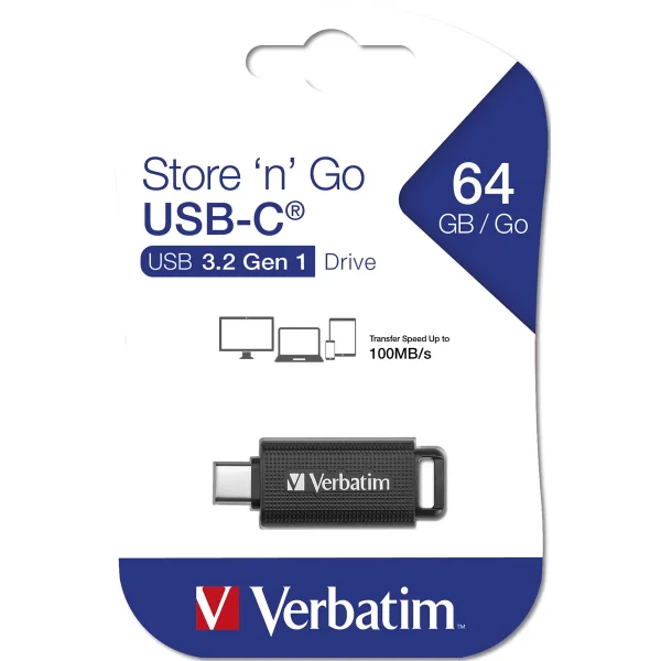 VERBATIM USB 3.2 Stick 64GB Retractable