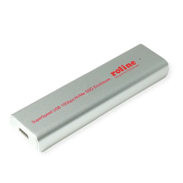ROLINE Externes SSD-Gehäuse, M.2, NVMe zu USB 3.2 Gen 2 Typ C