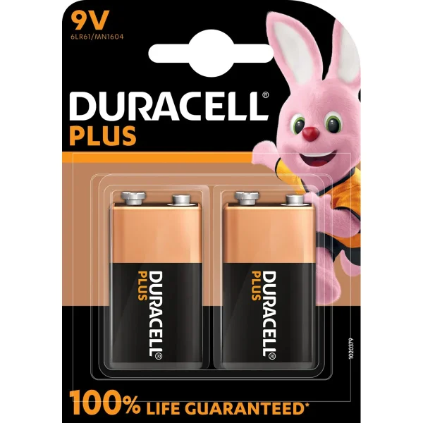 DURACELL Ultra Power, 9V (6LR61), 2er Pack