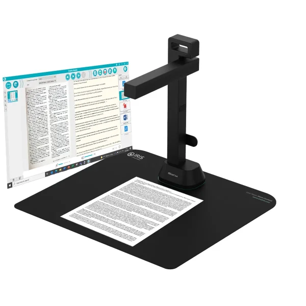 IRIScan Desk 6 Pro Dyslexic A3 Dokumentenscanner, Mobiler Desktop-Kamerascanner