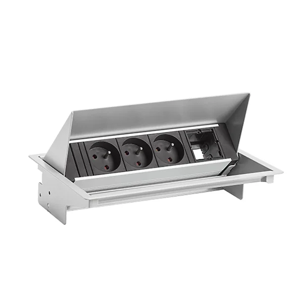 BACHMANN CONEO Set 3xUTE 1xCM 0,2m GST18 weissaluminium