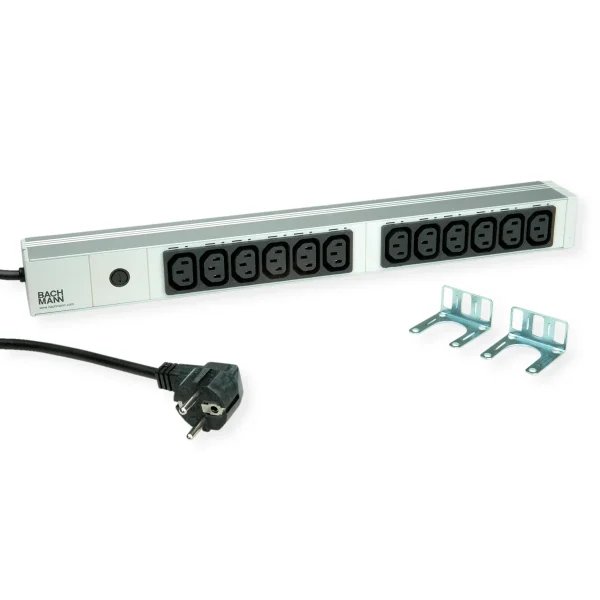 BACHMANN 19" 1HE 12xC13 2,0m CEE7/7