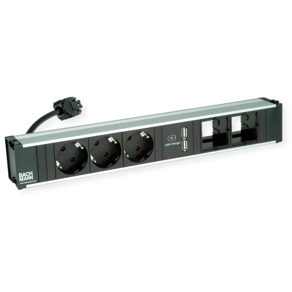 BACHMANN CONI 3xCEE7/3 1x USB Charger