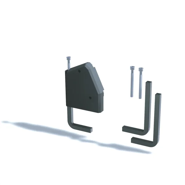 BACHMANN Haltewinkel DESK für Tischplattenstärke 50 bis 80mm