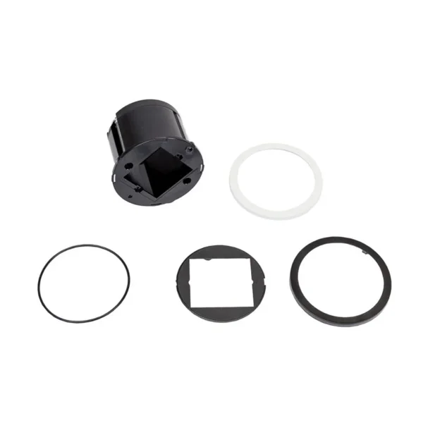 BACHMANN PIX 1x ABD mit Zierringen in Weiß und Schwarz