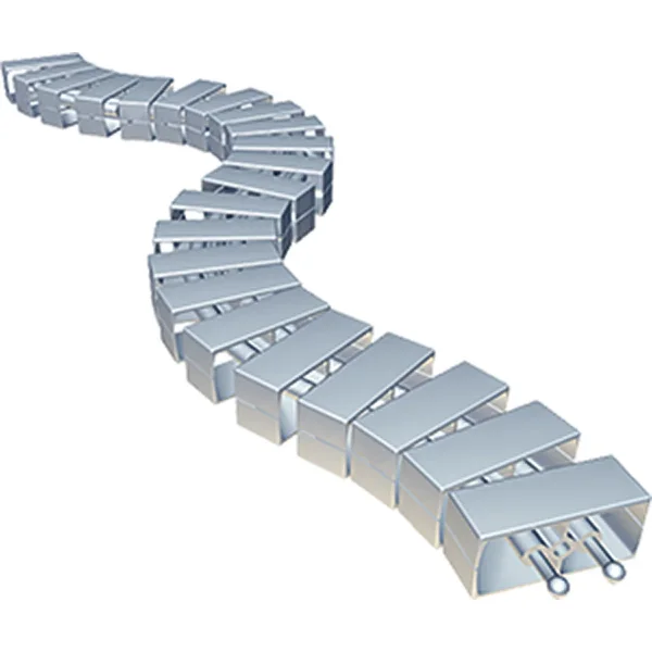 BACHMANN Kabelschlange Cube, silber