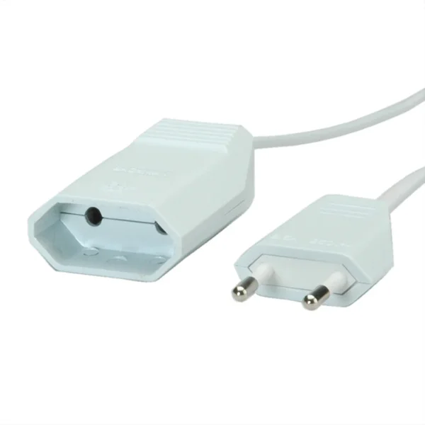 BACHMANN Euro-Verlängerung 230V/2,5A, weiß, 2 m