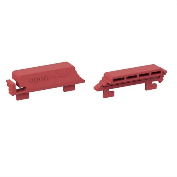 BACHMANN PDU Verriegelungs Clips, für C13 Buchsen, 12er Set, rot