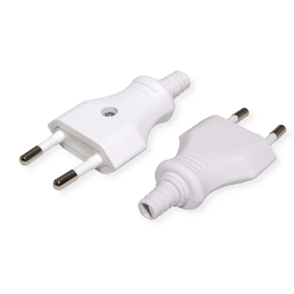 BACHMANN Euroflachstecker 2,5A/250VAC, Montage, weiß