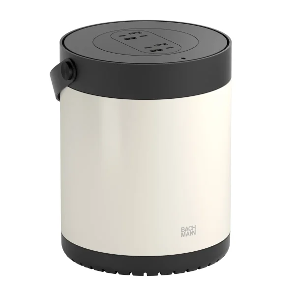 BACHMANN MOV:E POWER UNIT 4x Charger USB-A/C, 220W, mit Security Lock Adapter, schwarz / weiß