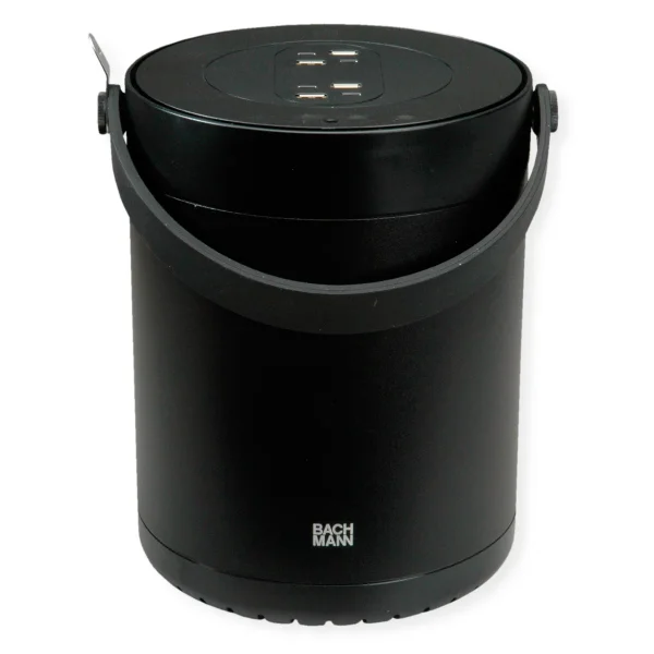 BACHMANN MOV:E POWER UNIT 4x Charger USB-A/C, 220W, mit Security Lock Adapter, schwarz