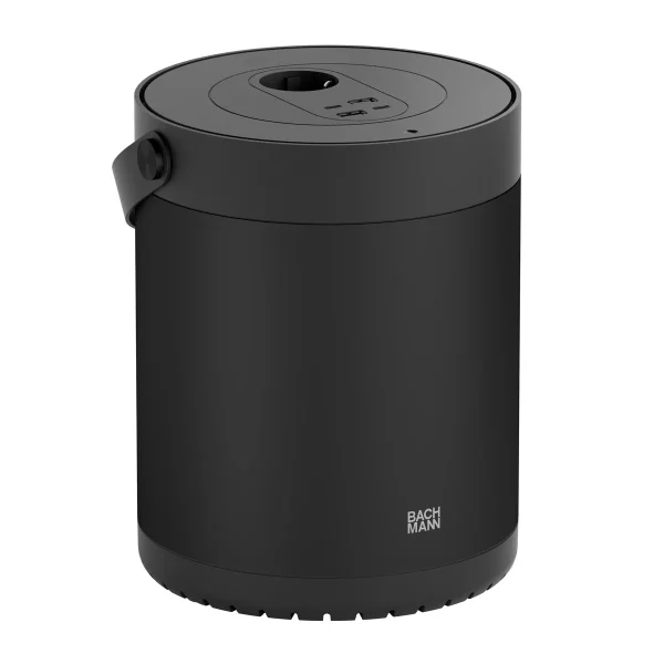 BACHMANN MOV:E POWER UNIT 1xCEE7/3 2x Charger USB-A/C, 220W, mit Security Lock Adapter, schwarz