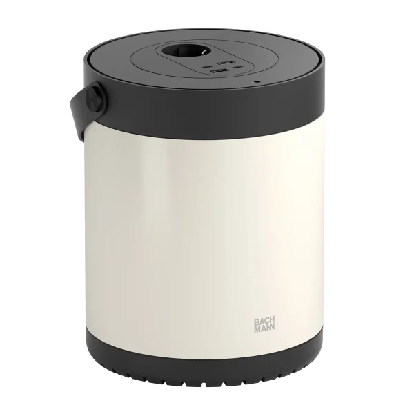 BACHMANN MOV:E POWER UNIT 1xCEE7/3 2x Charger USB-A/C, 220W, mit Security Lock Adapter, schwarz / weiß